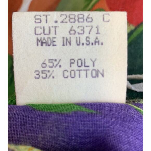 Mods Int’l Semi Sheer Wrap Full Skirt Midi Floral Size 6 Colorful Beach - Picture 9 of 10